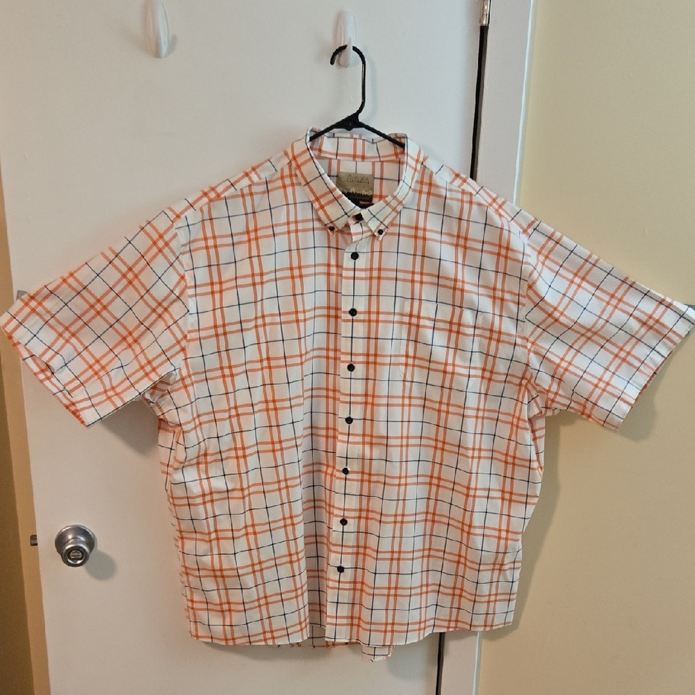 Cabelas Mens 4XL Short Sleeve Button Down